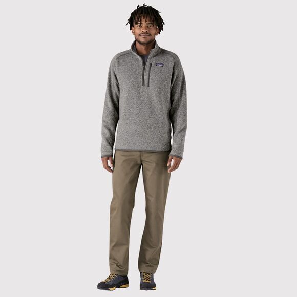 Patagonia Mens Jacket Gray Better Sweater 1/4 Zip Fleece Pullover Outdoor Large - Picture 1 of 11